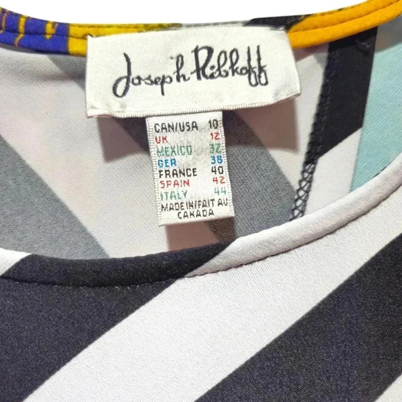 Joseph Ribkoff Women's Colorful Tunic Top Size 10 #112 - Picture 5 of 5